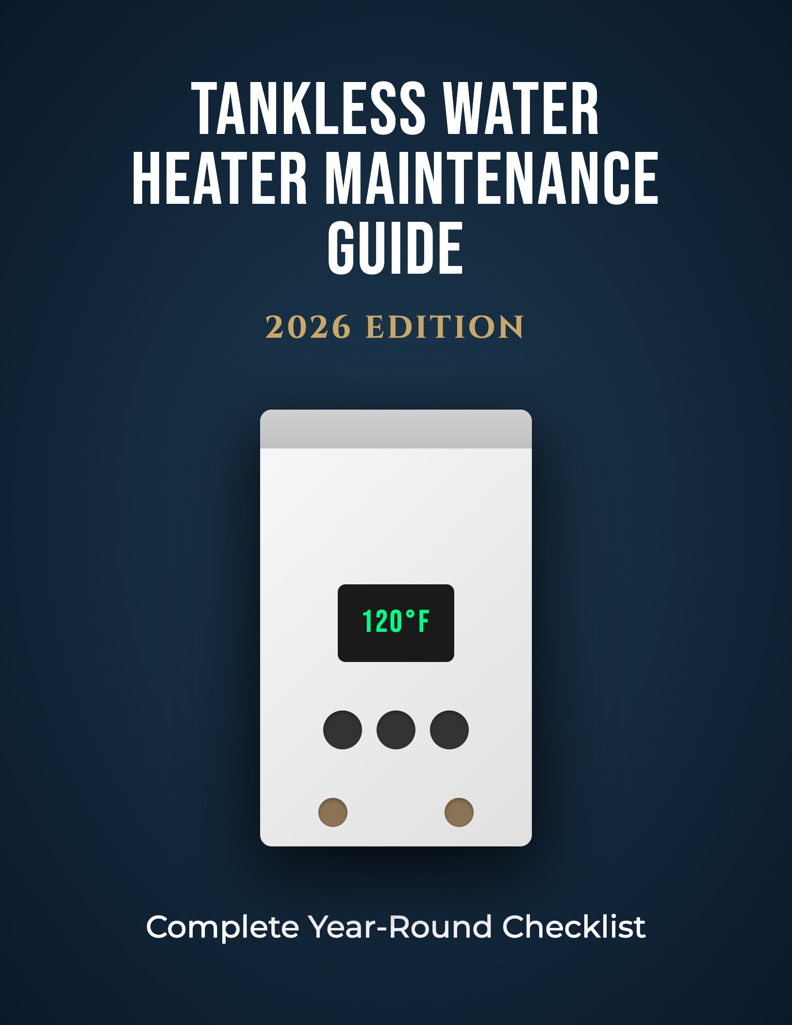 Tankless Water Heater Maintenance Guide Cover